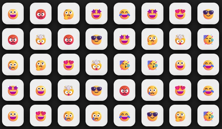 Memory Card - faces